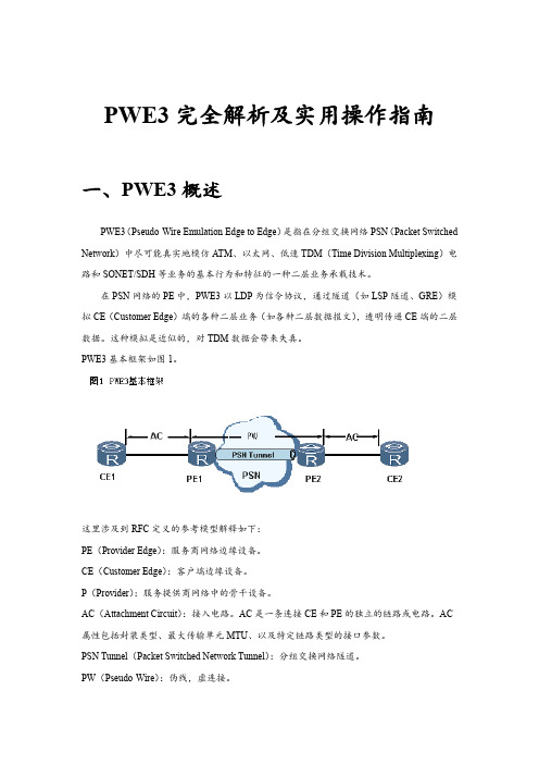 PWE3完全解析及实用案例