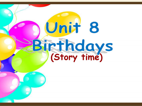 五年级下册英语课件 Unit 8 Birthdays(Story time)(76) 译林版(三起)