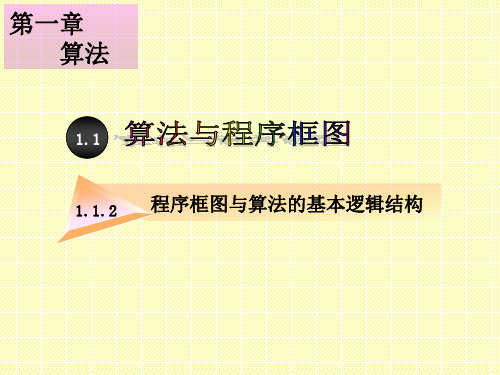 高中数学必修三《程序框图与算法的基本逻辑结构》课件