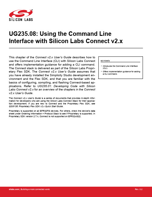 Silicon Labs Connect v2.x User’s Guide