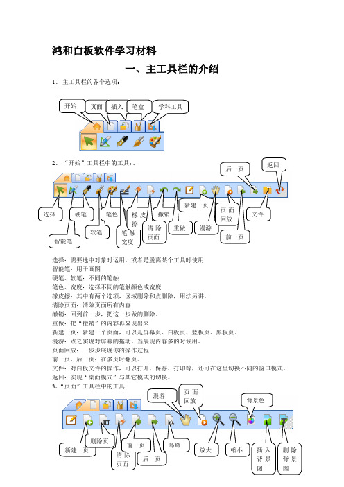 鸿合电子白板基础图文教程