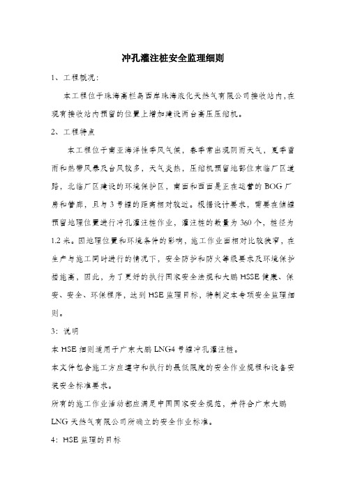冲孔灌注桩安全监理细则.docx
