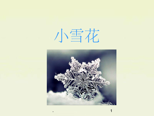 课文4 10《小雪花》课件1