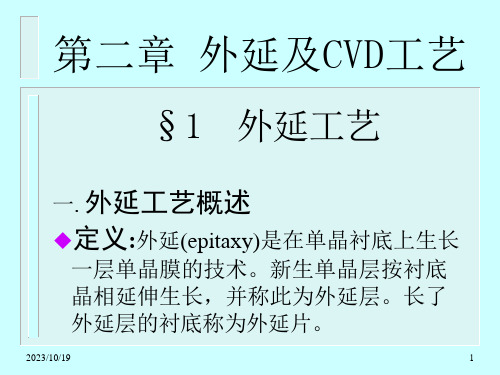 外延及CVD工艺剖析ppt课件