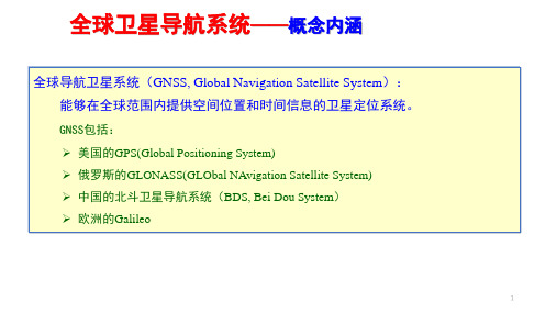 30.精品—国家综合定位导航授时体系PNT之全球导航卫星系统(GNSS)