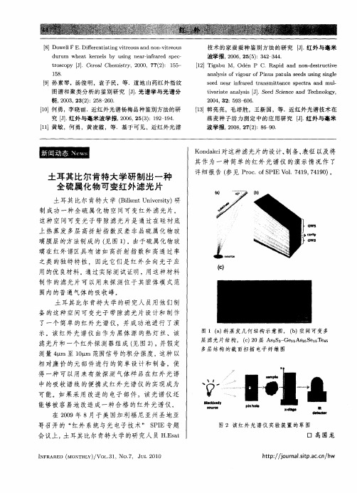 土耳其比尔肯特大学研制出一种全硫属化物可变红外滤光片