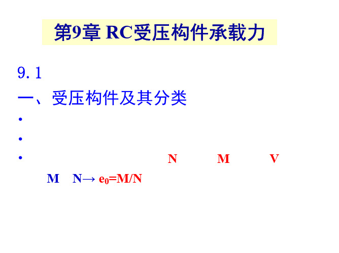 RC受压构件承载力