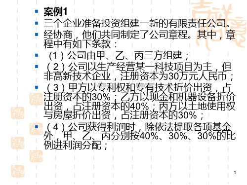 公司案例分析PPT课件