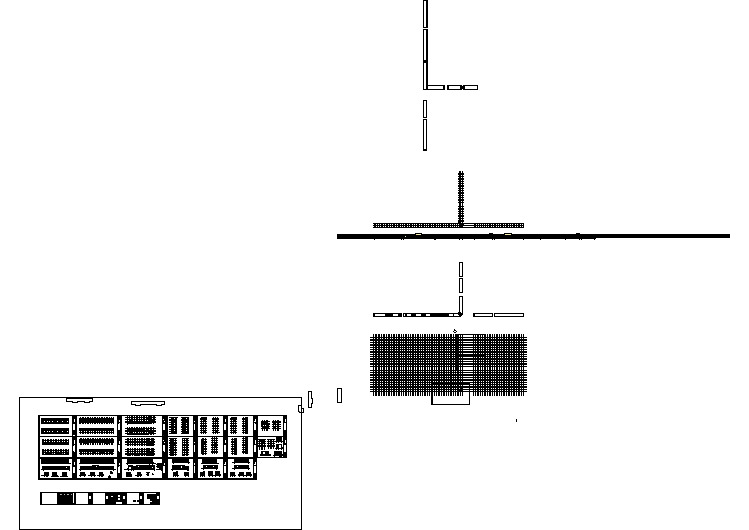 北方某城市沿街3层商业楼施工图附效果图