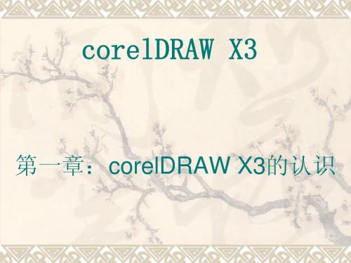 corelDRAW_X3完整课程