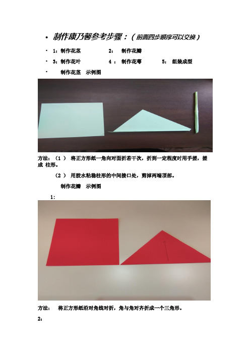 优质课一等奖初中综合实践活动《立体纸艺的设计与制作：制作康乃馨的步骤》