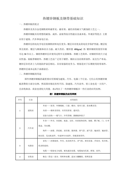 (完整版)镀锌基础知识