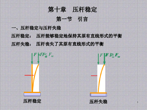 材料力学10压杆稳定_1欧拉公式