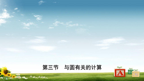 2019中考数学总复习第六章圆第三节与圆有关的计算课件