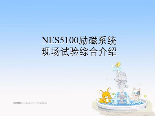 NES5100励磁系统现场试验综合介绍