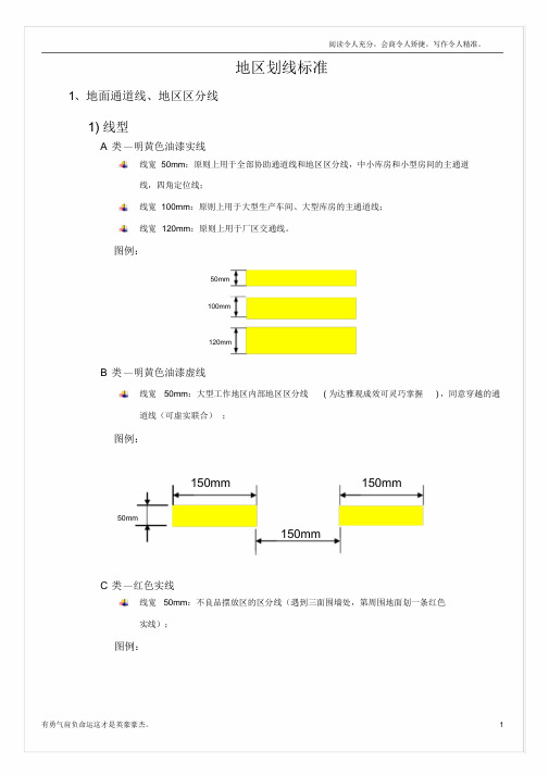 车间划线及标识管理