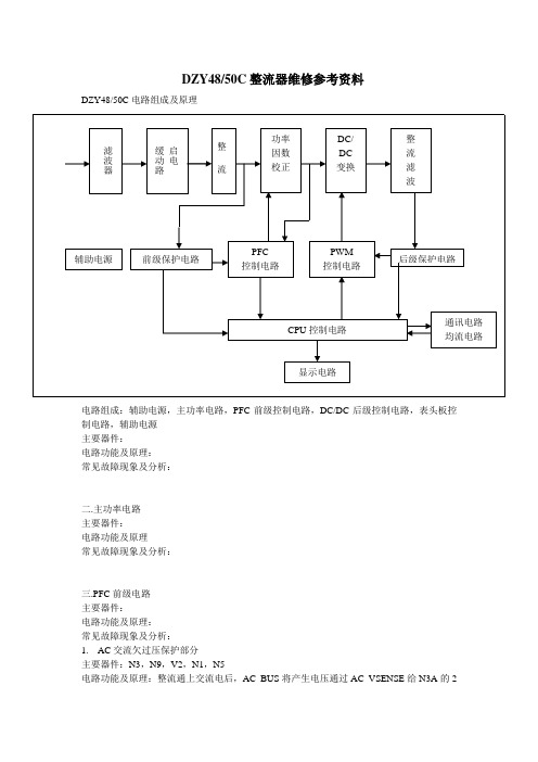 动力源dzy4850c原理及主要电路组成