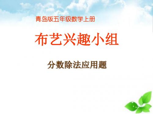 《布艺兴趣小组》PPT课件(自制)5