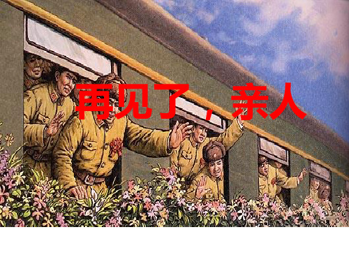 《再见了,亲人》课件