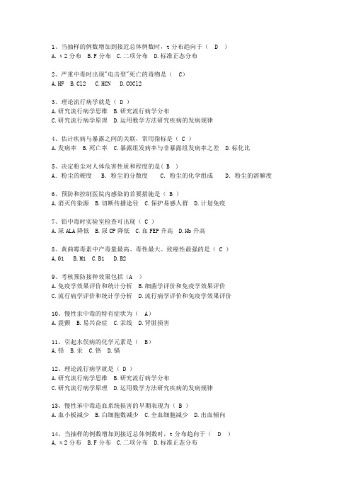 2015宁夏回族自治区预防医学总结(必备资料)