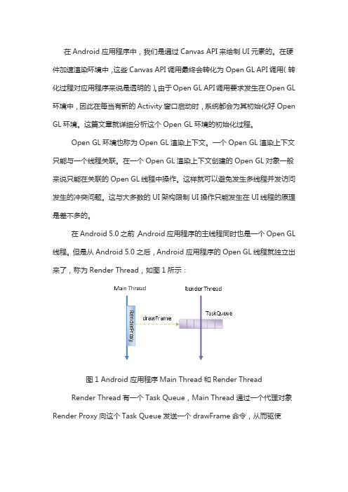 Android应用程序UI硬件加速渲染环境初始化过程分析