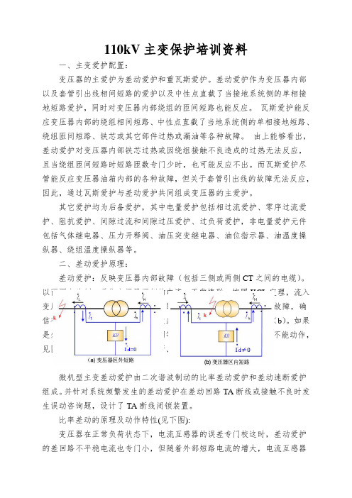 110kV主变保护培训资料