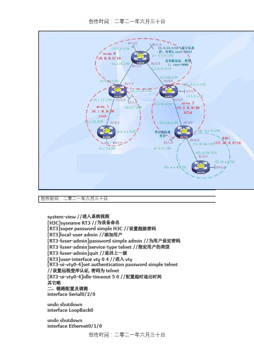 【H3C技术】OSPF配置命令全解析