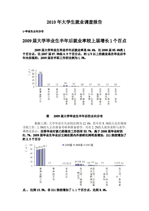 2010大学生就业蓝皮书