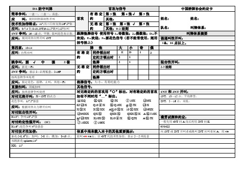 精确体系约定卡