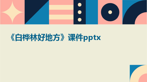 《白桦林好地方》课件pptx