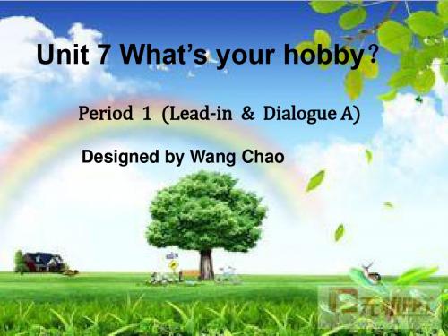 冀教版八年级英语上册  Unit 7 Lesson 37《What's Your Hobby》 课件 (共18张PPT)