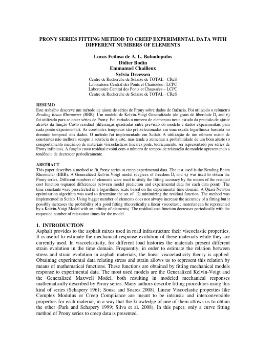 prony series finite element