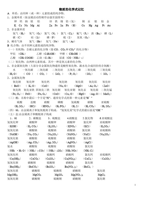 人教版初中数学物理化学知识点总结