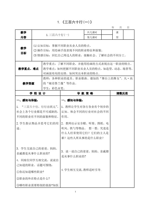 苏少版第十二册美术教案(最新)