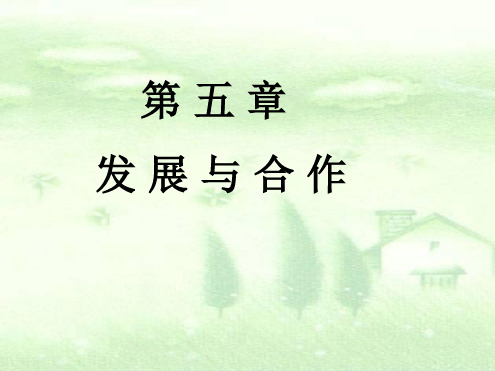 人教版地理七上第五章发展与合作优质课件 共65张