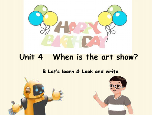 人教版五年级英语下册Unit 4 B Let's learn 课件