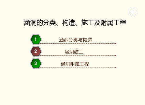 涵洞的分类构造施工及附属工程[详细]