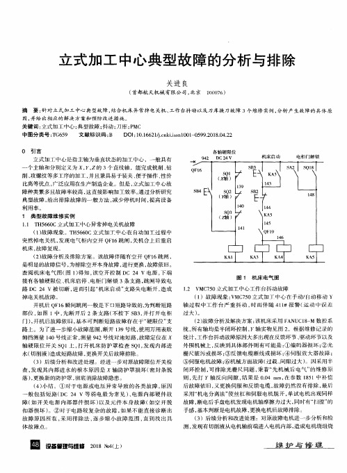 立式加工中心典型故障的分析与排除