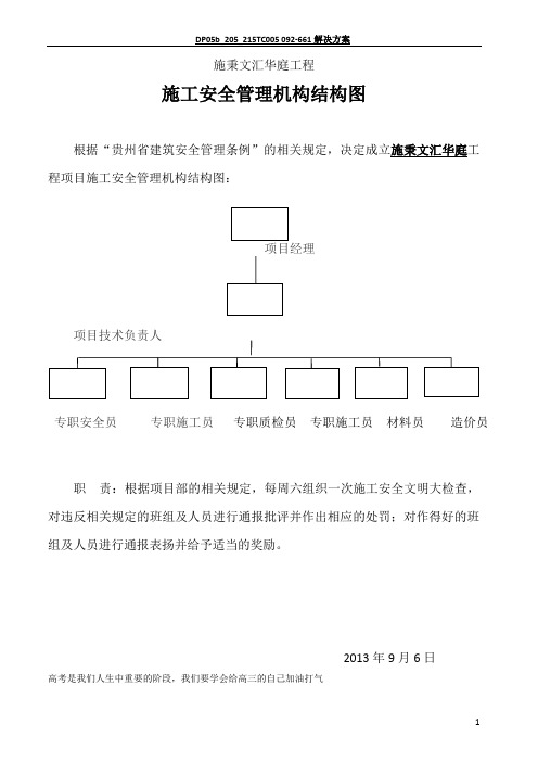 施工安全管理机构组织结构图(完)1