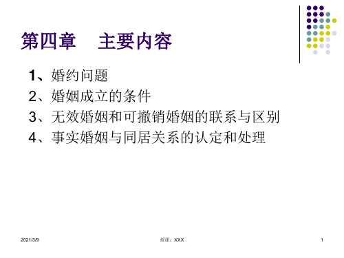 4-结婚制度PPT课件