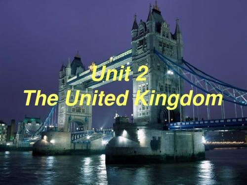 人教版新课标必修5 unit2 the united kingdom warming up and reading课件(42张ppt)