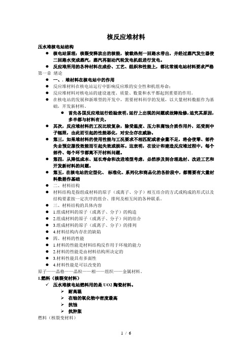 核工程材料概述