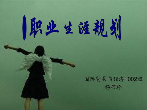 职业生涯规划