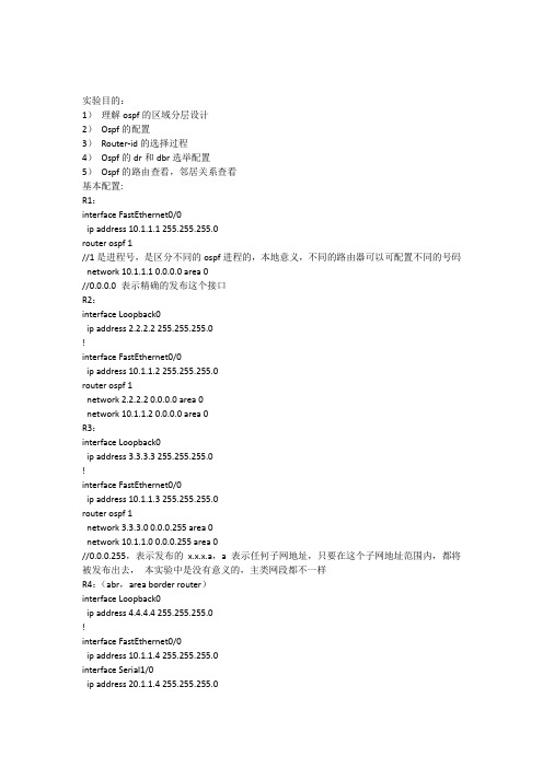 思科路由器ospf实验手册