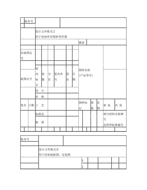 设计文件标准化World格式模板