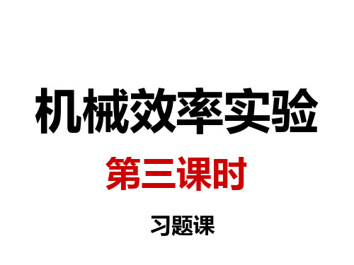 机械效率实验-PPT精品