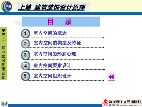 建筑装饰设计课件 单元3 室内空间界面设计