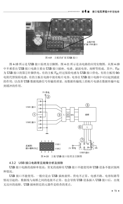 4.3.2 USB接口电路常见故障分析及排除_按图索骥学修电脑主板_[共3页]