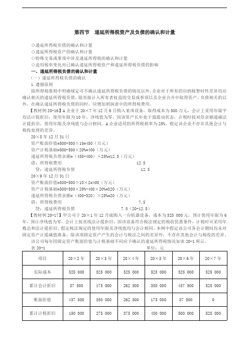 2019年会计考试辅导：第77讲_递延所得税负债的确认和计量