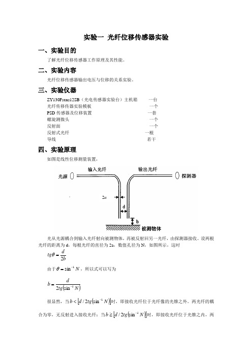 光纤传感实验讲义